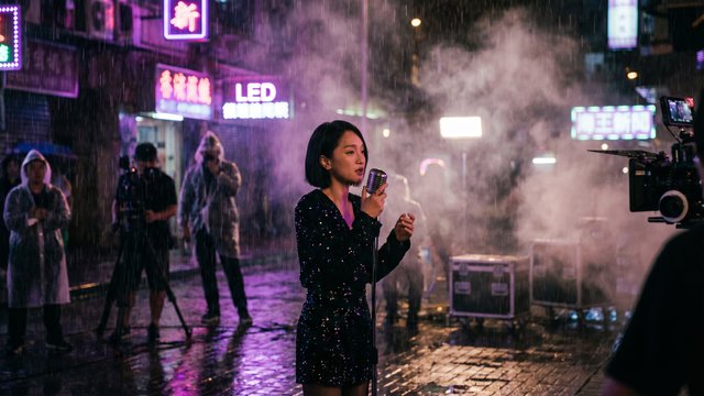 海角传媒霓虹夜色MV拍摄花絮